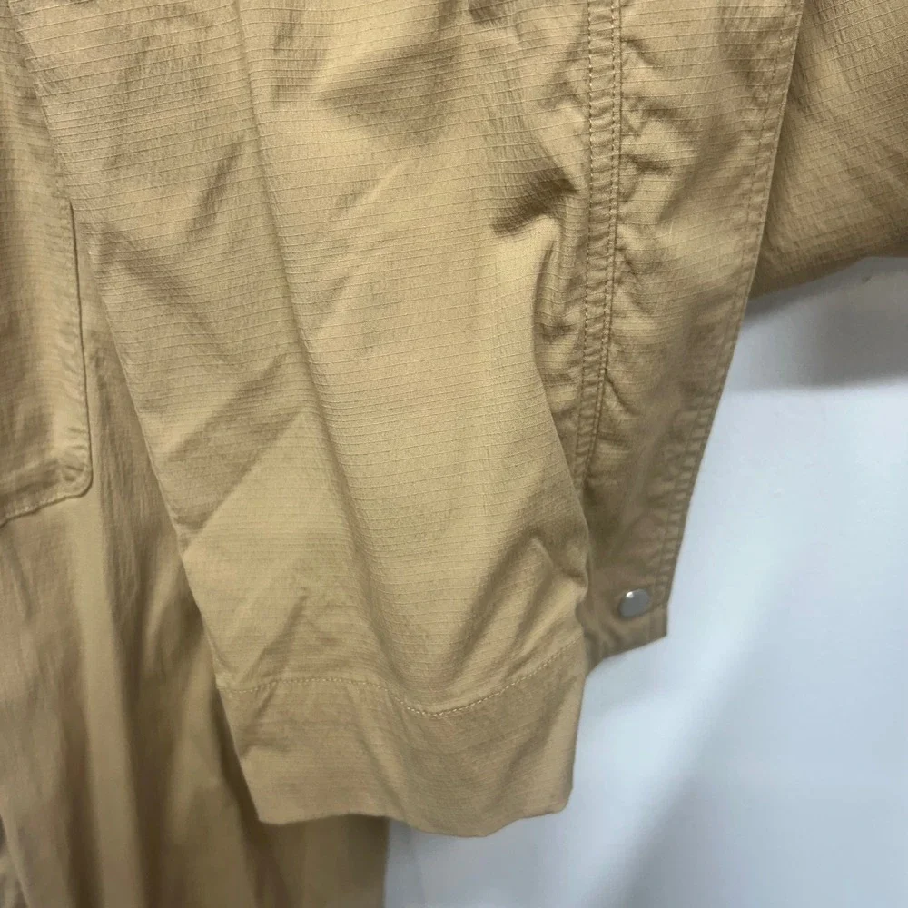 Athleta Trekkie High Rise Parachute Pant Big Sur tan outdoor gorpcore 8 tall - Picture 9 of 15